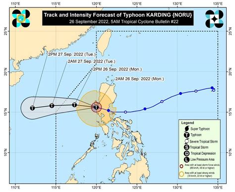Signal No. 3 up over parts of Pangasinan, Zambales as Karding .
